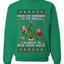 From The Windows To The Walls I'm About To Deck These Halls, Unisex Ugly Christmas Sweater Crewneck Sweatshirts