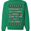 Probably Just Gonna Jingle Some Of The Way I'm Tired, Unisex Ugly Christmas Sweater Crewneck Sweatshirts