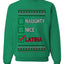 Naughty Nice, Latina, Latin American Humor Christmas Design, Unisex Ugly Christmas Sweater, Crewneck Sweatshirts