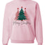Merry Christmas Tree, Cute Holiday Design, Unisex Christmas Sweater, Crewneck Sweatshirts