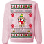 Good News I Saw a Dog Today Funny Ugly Christmas Sweater Crewneck Sweatshirt