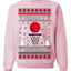Merry Swishmas Basketball Sports Ugly Christmas Sweater Crewneck Sweatshirt