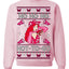 Ho Ho Ho Hot to Go, Viral Midwest Princess Song Dance Pop Star Concert Tour Merch Ugly Christmas Sweater Crewneck Sweatshirt