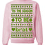 Tis the Season to Be Brat Music Rave Concert Merch Ugly Christmas Sweater Crewneck Sweatshirt
