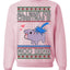 All I Want for Christmas is Moo Deng Cute Pygmy Hippo Ugly Christmas Sweater Crewneck Sweatshirt