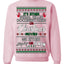 Serial Killer Docs or Christmas Movies Slaying Sleighing Ugly Christmas Sweater Crewneck Sweatshirt