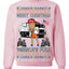 Donald Trump Merry Christmas Merica's Full Garbage Truck Ugly Christmas Sweater Crewneck Sweatshirt