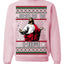 Jesus Is Him Funny Gen Z Viral Meme Shades Slang Ugly Christmas Sweater Crewneck Sweatshirt