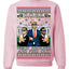 Doge F Around and Find Out Donald Trump Elon Vivek MAGA Ugly Christmas Sweater Crewneck Sweatshirt