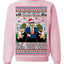 Doge Elf Around and Find Out Trump Elon Vivek MAGA Ugly Christmas Sweater Crewneck Sweatshirt