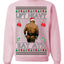 Lift Heavy Eat Ath Merry Chrithmith, Butt Viral Weightlifting Lifting Boxing, Funny Ugly Christmas Sweater Crewneck Sweatshirt