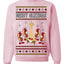 Merry Glizzmas, Funny Glizzy Hot Dog Baby Jesus Catholic Nativity, Fast Food Mustard Condiment Glizzys Humor Ugly Christmas Sweater Crewneck Sweatshirt