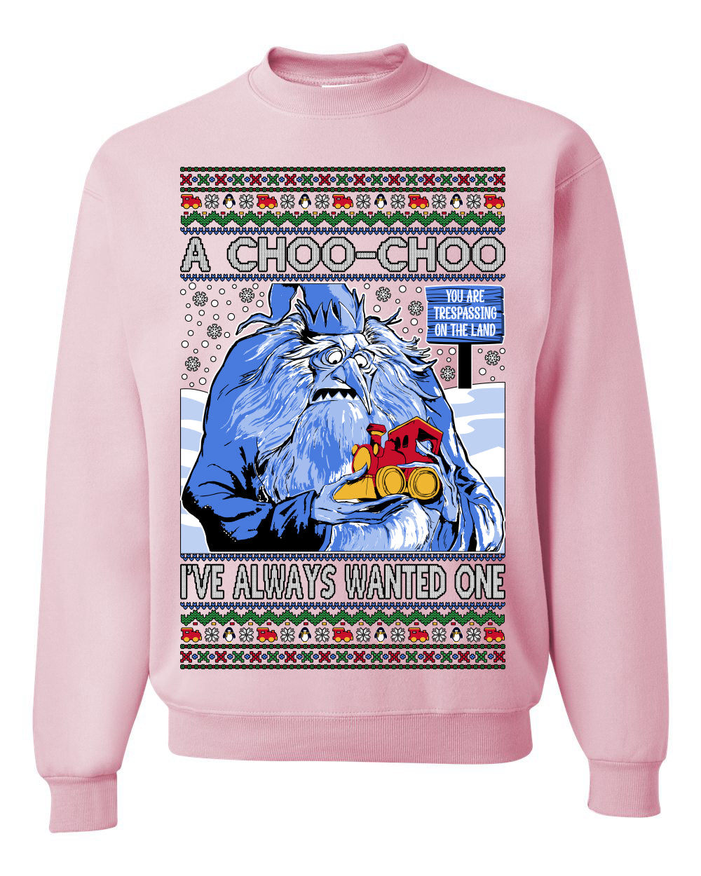 A Choo Choo I've Always Wanted One Winter Warlock Movie Ugly Christmas Sweater