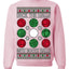 Deck the Halls with Bocce Balls, Funny Classic Italy Italian Sports Ugly Christmas Sweater Crewneck Sweatshirts