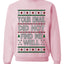 Your Email Did Not Find Me Well, Funny Office Humor Christmas Unisex Sweater, Ugly Christmas Crewneck Sweatshirts