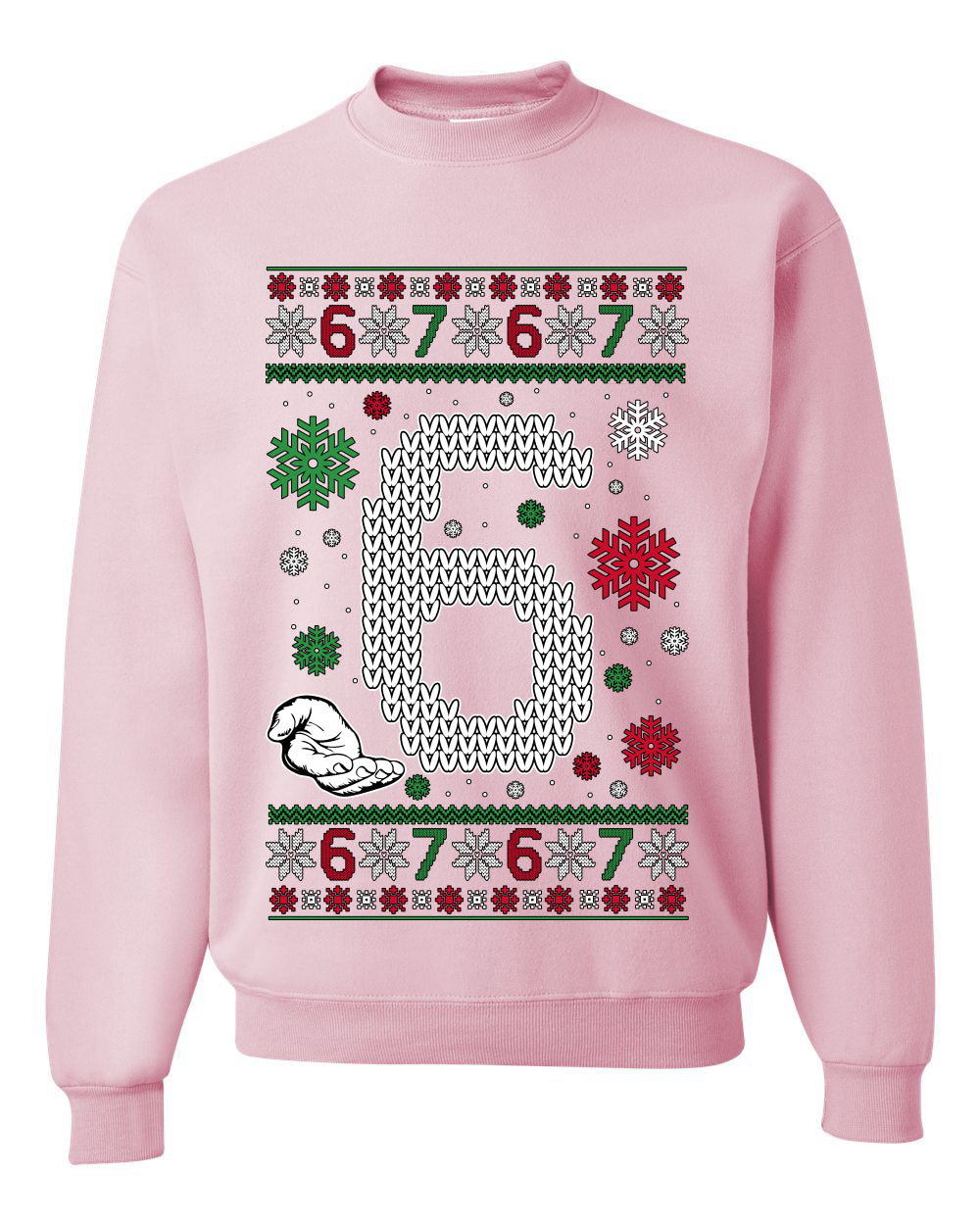 Christmas 6 Meme, Unisex Ugly Christmas Sweater, Crewneck Sweatshirts