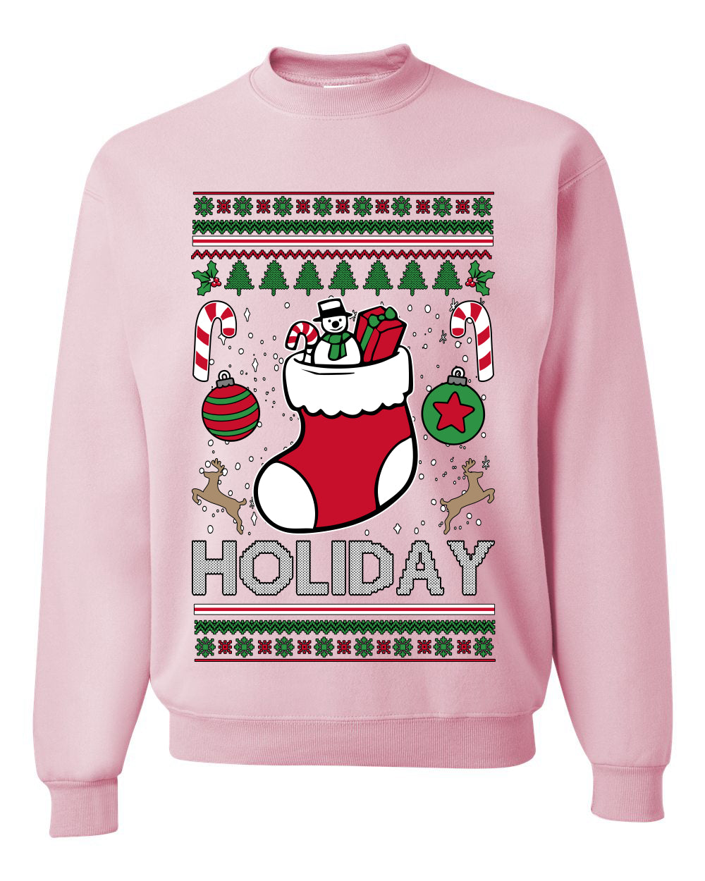 Holiday, Unisex Ugly Christmas Sweater, Crewneck Sweatshirts