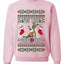 I'm His Reindeer, Unisex Ugly Christmas Sweater Crewneck Sweatshirts