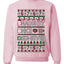 Naughty Nice 6 7 Checklist, Unisex Ugly Christmas Sweater, Crewneck Sweatshirts