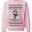 She Likes My Peppermint Stick, Unisex Ugly Christmas Sweater, Crewneck Sweatshirts
