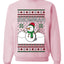 Snowman, Unisex Ugly Christmas Sweater Crewneck Sweatshirts