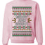 Merry And Bright, Unisex Ugly Christmas Sweater Crewneck Sweatshirts