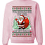 You Should See The Size Of My Sack Naughty Santa, Unisex Ugly Christmas Sweater Crewneck Sweatshirts