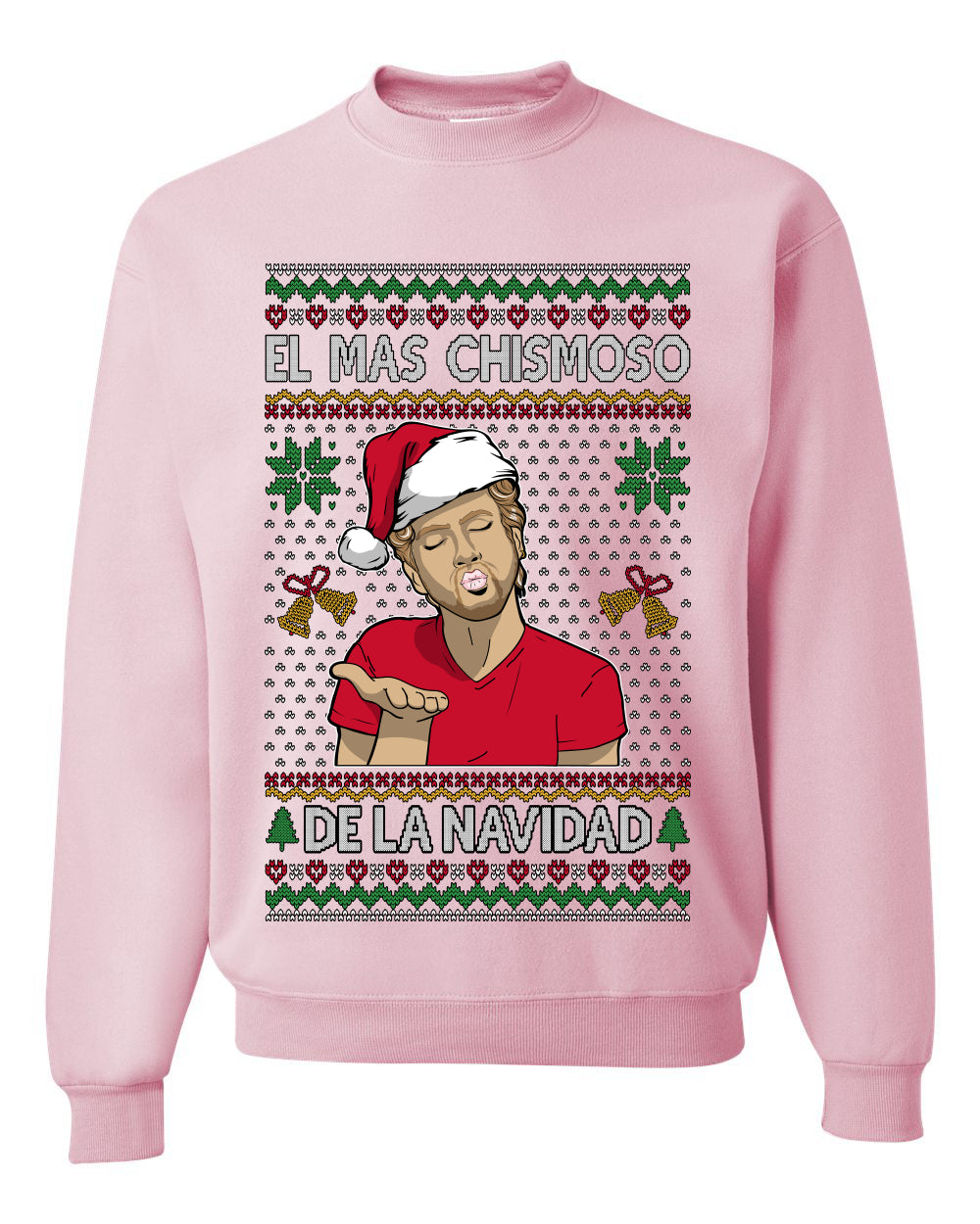 El Mas Chismoso De La Navidad, Unisex Ugly Christmas Sweater, Crewneck Sweatshirts