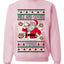 Milk And Cookie Time, Unisex Ugly Christmas Sweater, Crewneck Sweatshirts