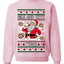 Milk And Titty Time, Unisex Ugly Christmas Sweater Crewneck Sweatshirts