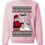 Santa Drone Show Reindeer, Unisex Ugly Christmas Sweater Crewneck Sweatshirts
