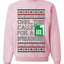 Oh... This Calls for A Spreadsheet, Unisex Ugly Christmas Sweater Crewneck Sweatshirts