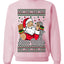 Buon Natale, Italian Santa Claus, Funny, Italian American Humor, Unisex Ugly Christmas Sweater, Crewneck Sweatshirts