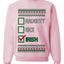 Naughty Nice, Irish, Irish Christmas, Unisex Ugly Christmas Sweater, Crewneck Sweatshirts