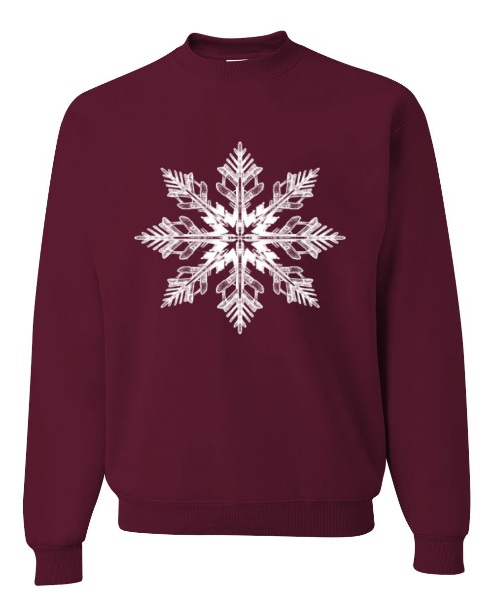 Snowflake, Pretty Holiday Christmas Design, Unisex Christmas Sweater, Crewneck Sweatshirts