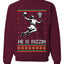 He Is Rizzin, Unisex Ugly Christmas Sweater, Crewneck Sweatshirts