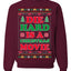 Die Hard is a Christmas Movie Classic, McClane Hans Nakatomi Plaza Xmas Party Holiday Movies Ugly Christmas Sweater Crewneck Sweatshirt