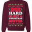 Die Hard is a Not Christmas Movie | McClane Nakatomi Ugly Christmas Sweater Crewneck Sweatshirt