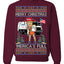 Donald Trump Merry Christmas Merica's Full Garbage Truck Ugly Christmas Sweater Crewneck Sweatshirt