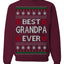 Best Grandpa Ever Classic Winter Holidays Ugly Christmas Sweater Crewneck Sweatshirt