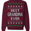 Best Grandma Ever Classic Winter Holidays Ugly Christmas Sweater Crewneck Sweatshirt