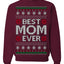 Best Mom Ever Classic Winter Holidays Ugly Christmas Sweater Crewneck Sweatshirt