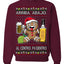 Arriba Abajo Al Centro Pa'Dentro Cheers to Health Salud Ugly Christmas Sweater Crewneck Sweatshirt