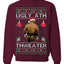 Ugly Ath Sweater Merry Chrithmith, Butt Viral Ugly Ass Boxing Fight, Funny Ugly Christmas Sweater Crewneck Sweatshirt