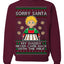 Sorry Santa Dad Never Came Back With Milk, Funny Viral Daddy Left Sad Kid Meme Funny Ugly Christmas Sweater Crewneck Sweatshirt