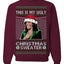 This Is My Ugly Sweater Funny Santa Kamala Harris Ugly Christmas Sweater