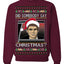 Did Somebody Say Christmas? Lloyd Dumb Dumber 90s Movie Ugly Christmas Sweater Crewneck Sweatshirt