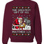 The Greatest Gift Of All Matthew 1:21, Unisex Ugly Christmas Sweater, Crewneck Sweatshirts