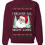 I Deliver All Night Long, Unisex Ugly Christmas Sweater, Crewneck Sweatshirts