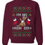 I'm His Reindeer, Unisex Ugly Christmas Sweater Crewneck Sweatshirts